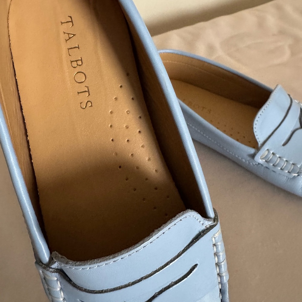 Talbots Light Blue Women's Loafers - Picture 4 of 4